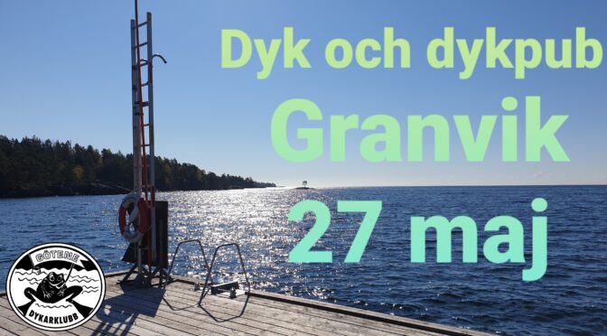 Dyk och pub i Granvik – 27 maj – INSTÄLLT